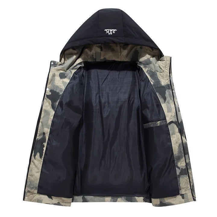 Stylish Padded Men's Winter Jacket - Milo-Black-XS-State of Style