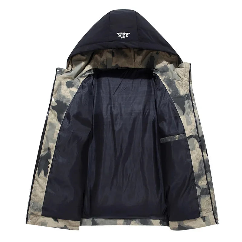 Stylish Padded Men's Winter Jacket - Milo-Black-XS-State of Style