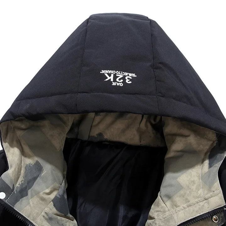 Stylish Padded Men's Winter Jacket - Milo-Black-XS-State of Style