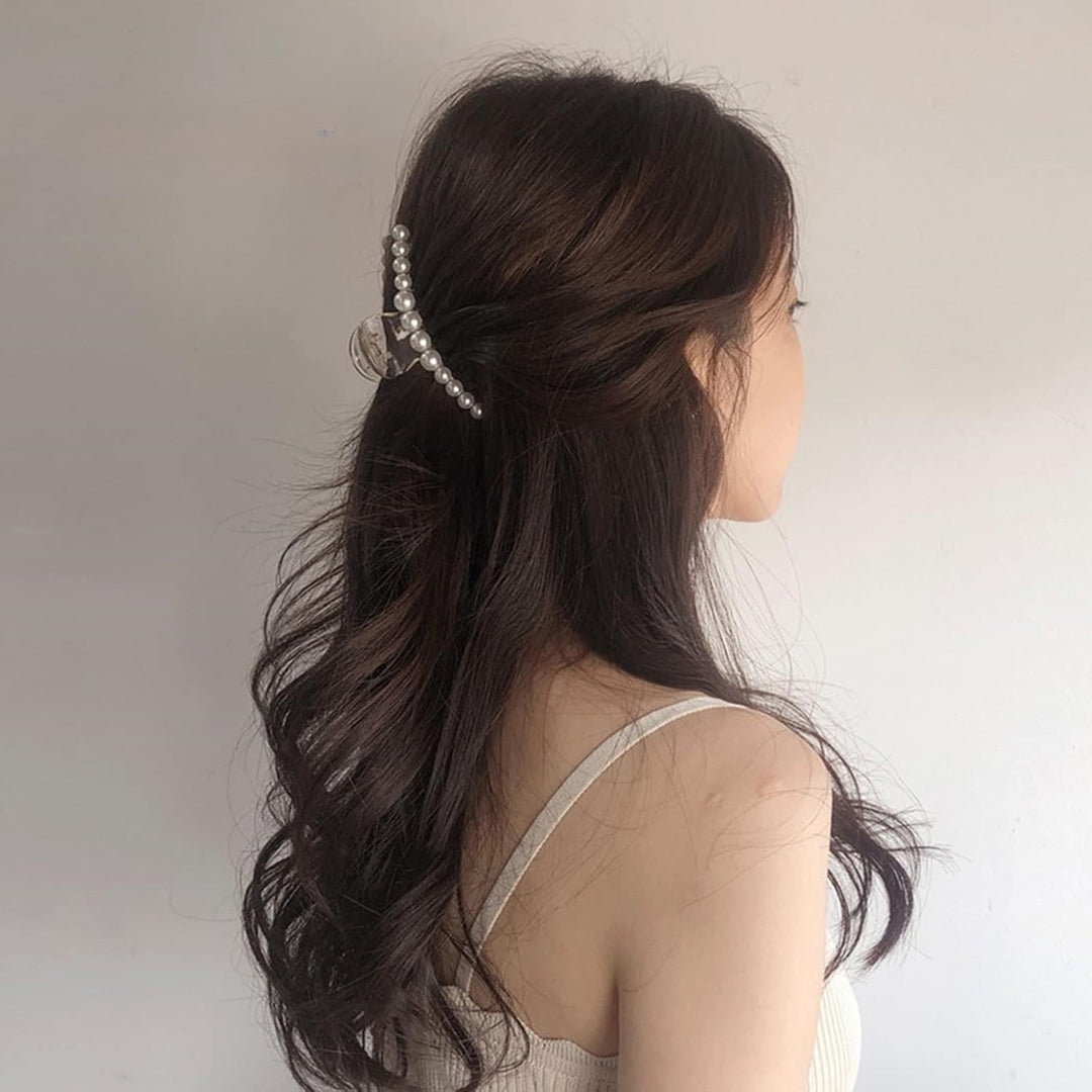 Stylish Pearl Hair Clips - 4-Pack-Set 1-State of Style