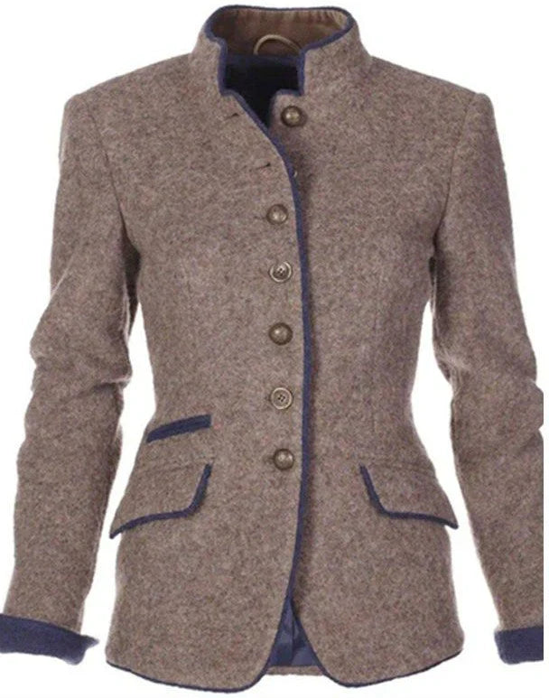 Stylish Plain Women's Jacket - Nova-S-State of Style