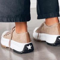 Stylish Platform Sneakers for Women - Arlette-Brown-2.5-State of Style