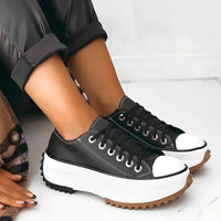 Stylish Platform Sneakers for Women - Arlette-Brown-2.5-State of Style