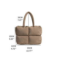 Stylish Puffer Shoulder Bag - Aurora-Brown-State of Style