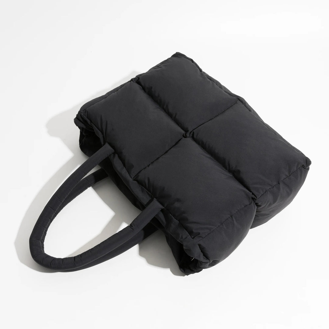 Stylish Puffer Shoulder Bag - Aurora-Brown-State of Style