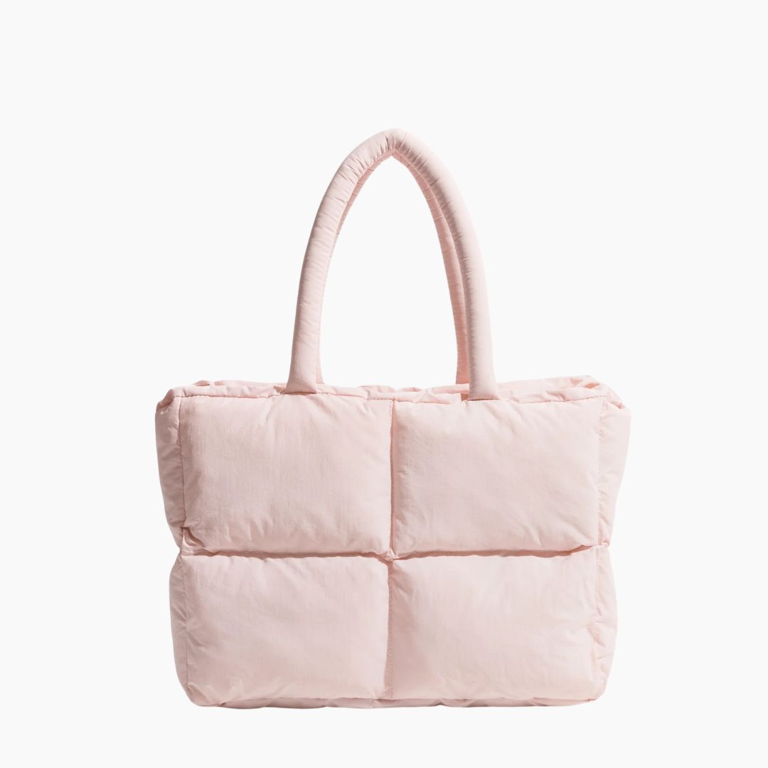 Stylish Puffer Shoulder Bag - Aurora-Pink-State of Style