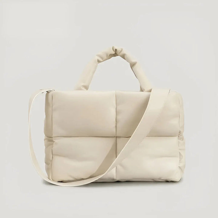 Stylish Quilted Ladies Designer Bags - Sofia-Beige-State of Style