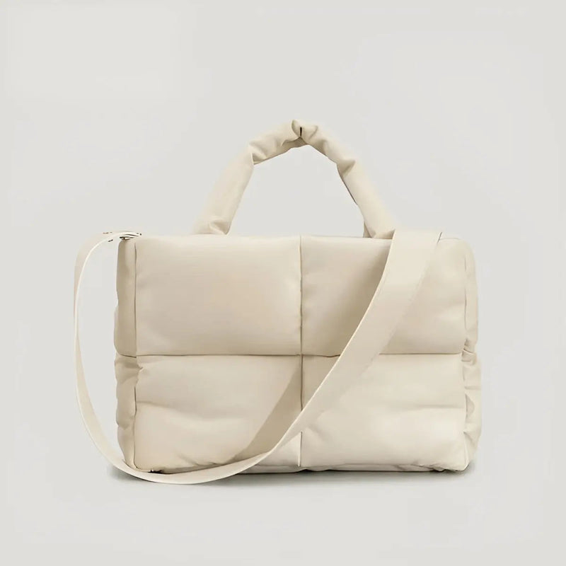 Stylish Quilted Ladies Designer Bags - Sofia-Beige-State of Style