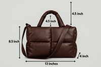 Stylish Quilted Ladies Designer Bags - Sofia-Black-State of Style