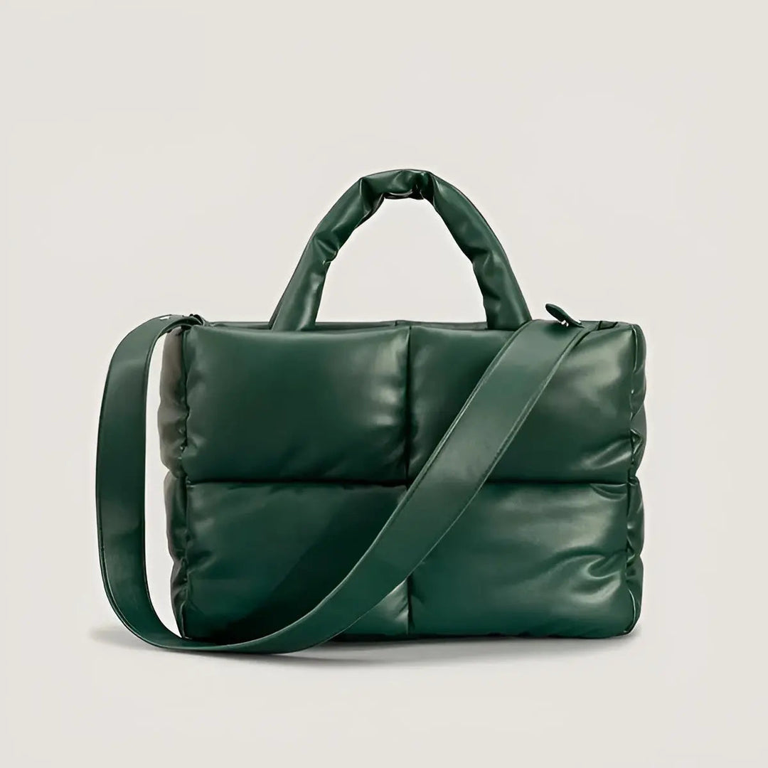 Stylish Quilted Ladies Designer Bags - Sofia-Dark green-State of Style