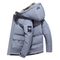Stylish Quilted Men's Winter Jacket - Milo-Grey-XS-State of Style