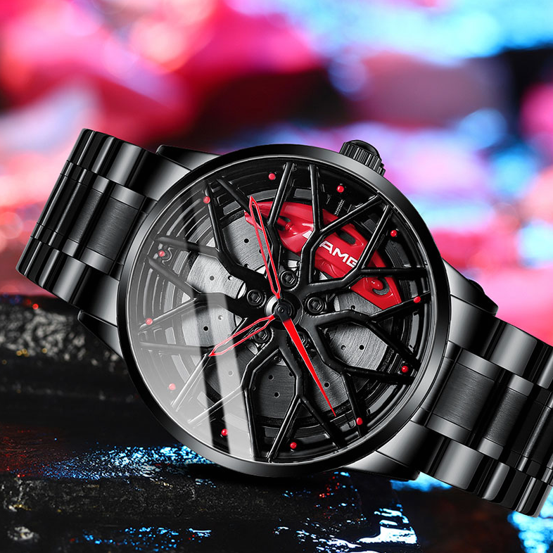 Stylish Race Car Men's Watch - RaceVision-Red-Style 1-State of Style