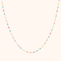 Stylish Rainbow Necklace - Iris-Silver-State of Style
