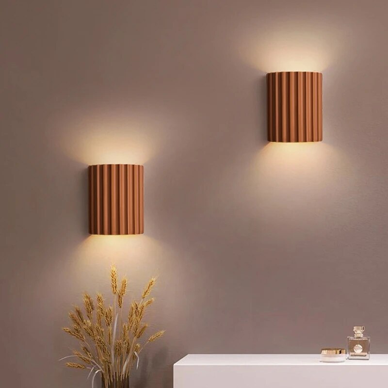STYLISH RESIN WALL LAMPS - LUMIRESIN-Orange-Warm White-State of Style