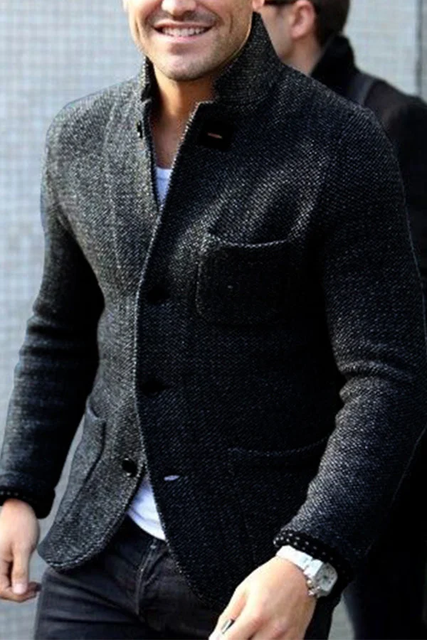 Stylish Retro Men's Vest - Victor-Black-S-State of Style
