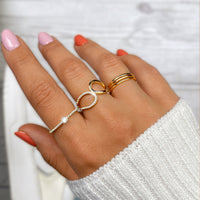 Stylish Ring with Sparkling Zirconia – Sienna-Gold-5-State of Style