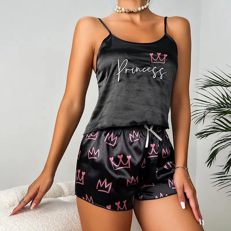 Stylish Satin Pyjama Set for Women – Alina-S-State of Style