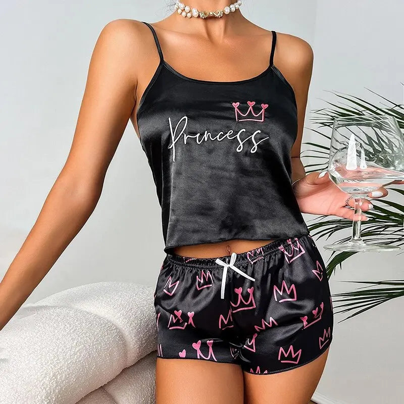 Stylish Satin Pyjama Set for Women – Alina-S-State of Style