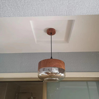 Stylish Scandinavian Wooden Ceiling Lamp - NordLuna-Type A-State of Style
