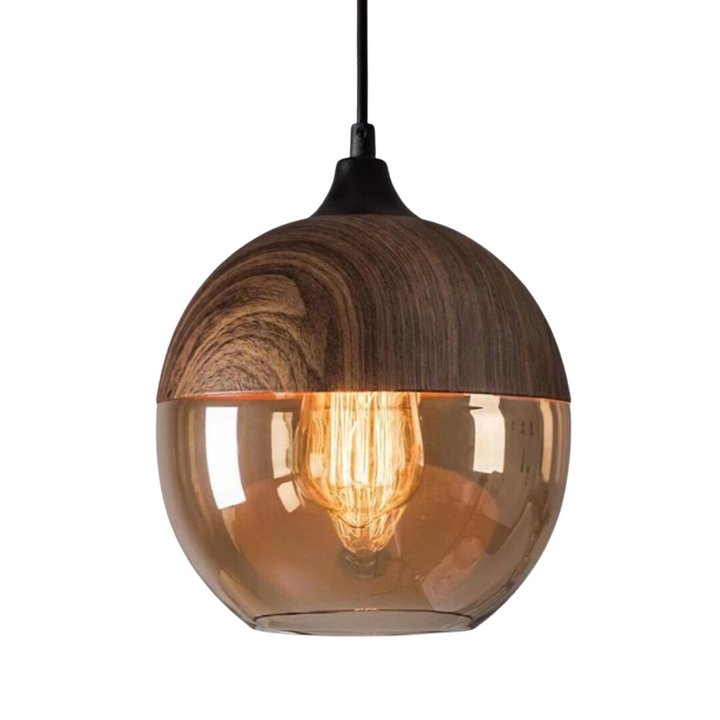 Stylish Scandinavian Wooden Ceiling Lamp - NordLuna-Type A-State of Style