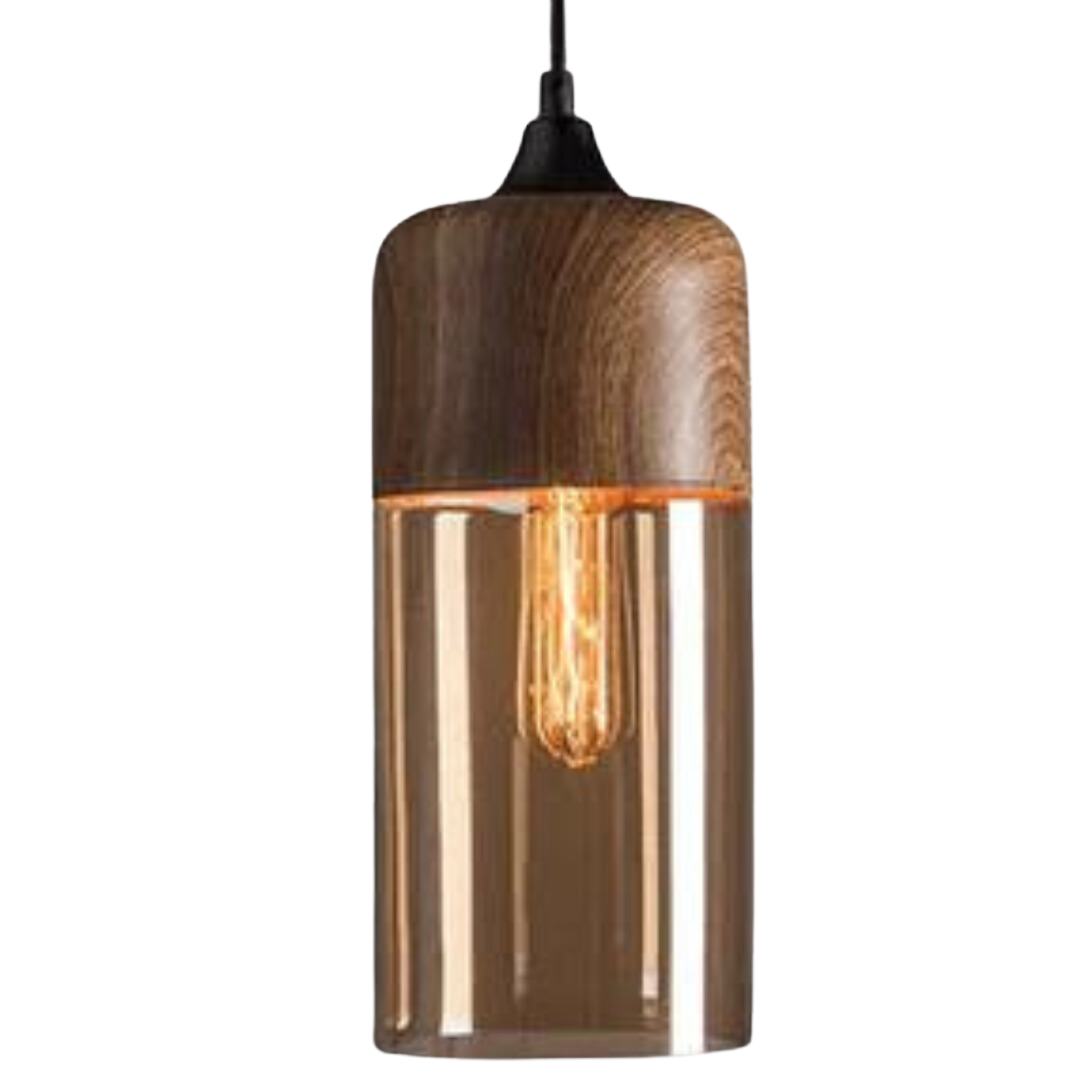 Stylish Scandinavian Wooden Ceiling Lamp - NordLuna-Type B-State of Style