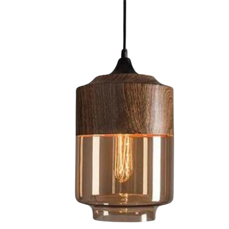 Stylish Scandinavian Wooden Ceiling Lamp - NordLuna-Type C-State of Style