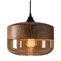 Stylish Scandinavian Wooden Ceiling Lamp - NordLuna-Type D-State of Style
