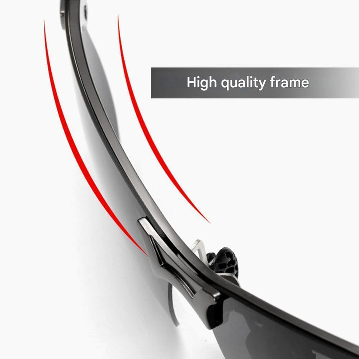 Stylish self-tinting polarised glasses for day & night – Nils-Black-Gray-State of Style
