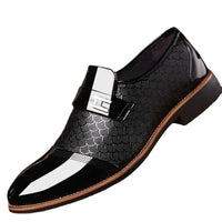 Stylish Shiny Men's Shoes - Hudson-Black-6-State of Style
