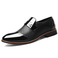 Stylish Shiny Men's Shoes - Hudson-Black-6-State of Style
