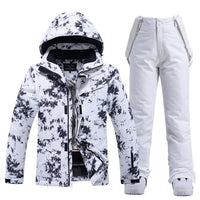 Stylish Ski Suit for Women - Aurora-Black/White-XS-State of Style