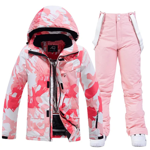 Stylish Ski Suit for Women - Aurora-Pink-XS-State of Style