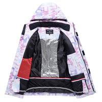 Stylish Ski Suit for Women - Aurora-Purple/Black-XS-State of Style