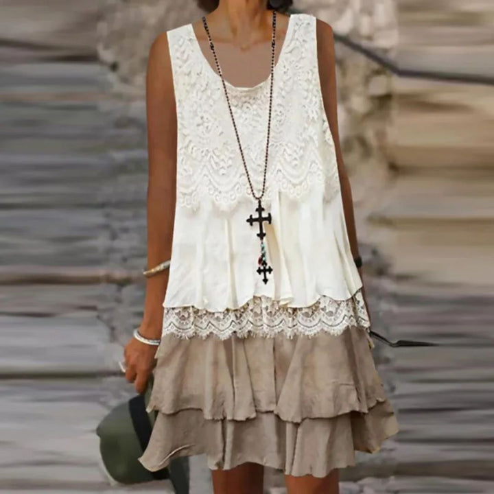 Stylish Sleeveless Dress | Pauline Collection-S-State of Style