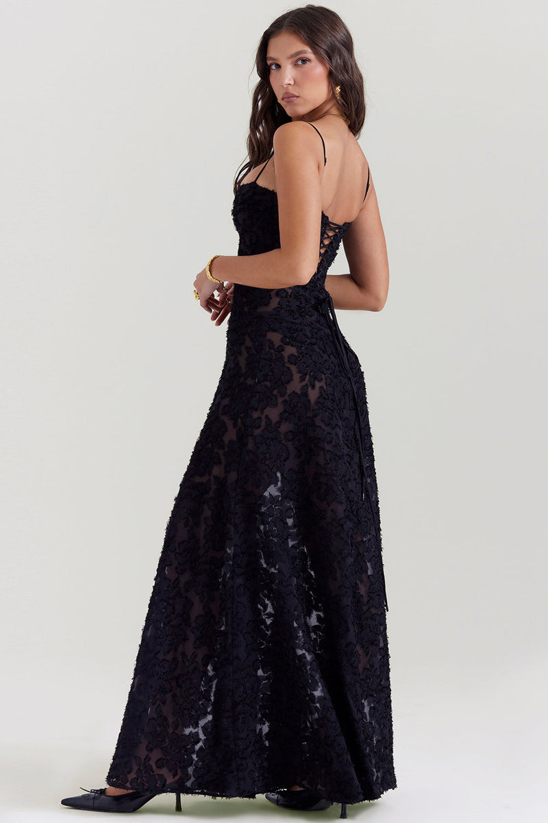 Stylish Sleeveless Dress – Viviana-Black-XS-State of Style