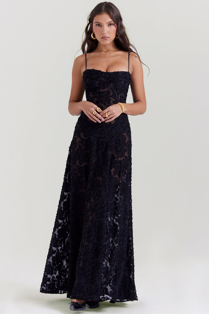 Stylish Sleeveless Dress – Viviana-Black-XS-State of Style