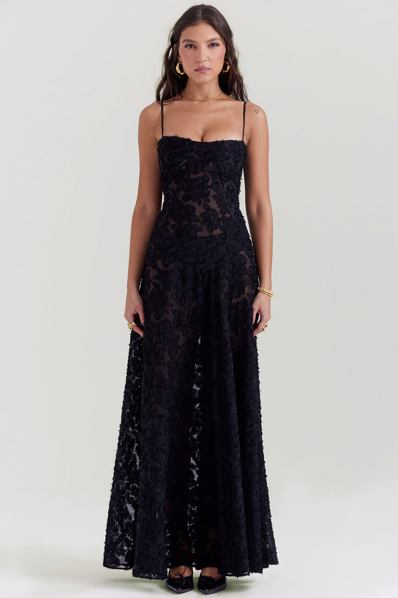 Stylish Sleeveless Dress – Viviana-Black-XS-State of Style