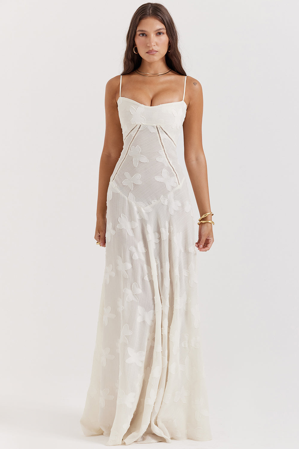 Stylish Sleeveless Dress – Viviana-White-XS-State of Style