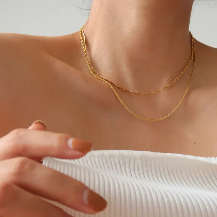 Stylish Slim Snake Necklace - Isis-State of Style
