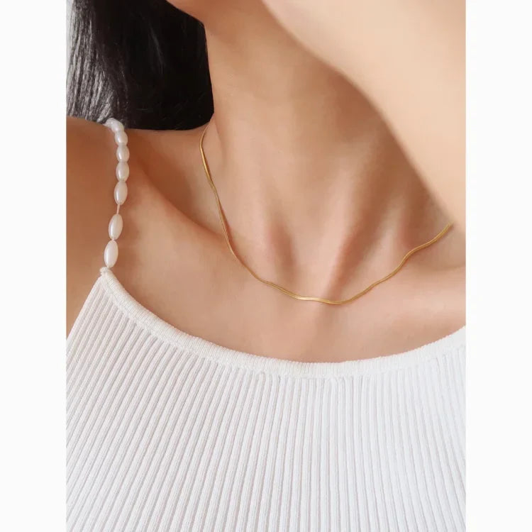 Stylish Slim Snake Necklace - Isis-State of Style