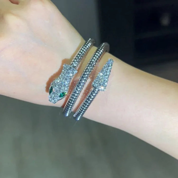 Stylish Snake Bracelet – Nysa-Gold-State of Style