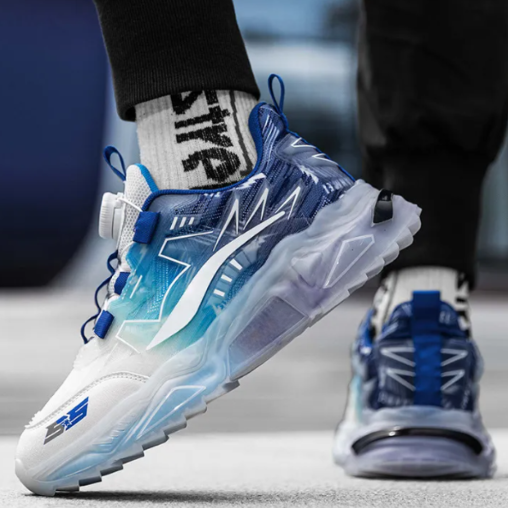 Stylish Sneakers for Men - Nero-Blue-6-State of Style
