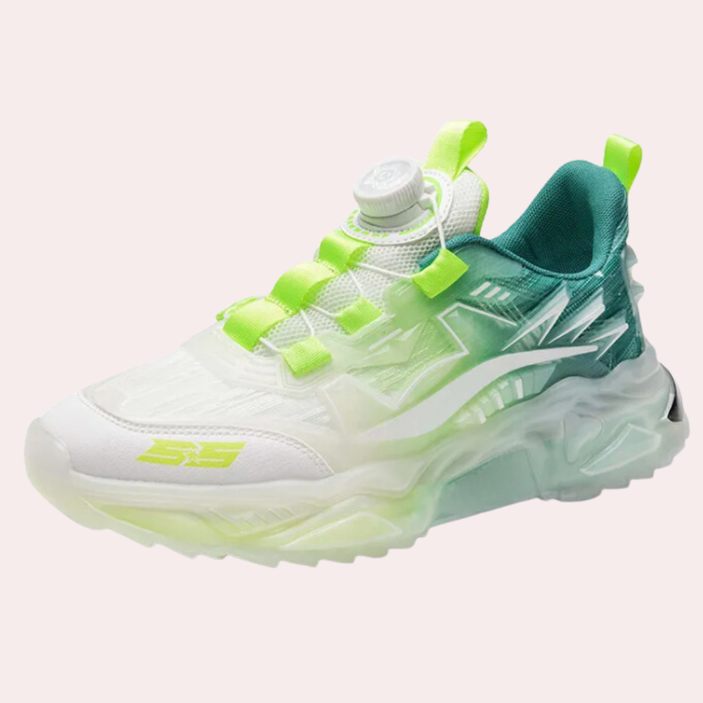 Stylish Sneakers for Men - Nero-Green-6-State of Style