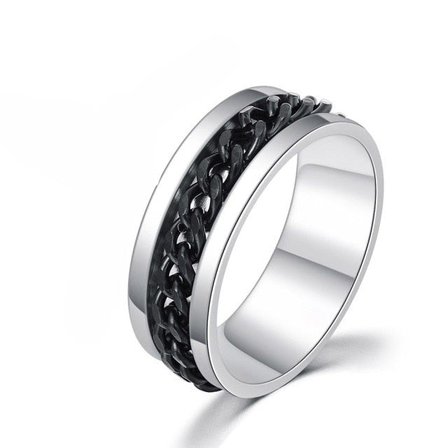 Stylish Spinning Ring - SpinCalm-Black-6-State of Style