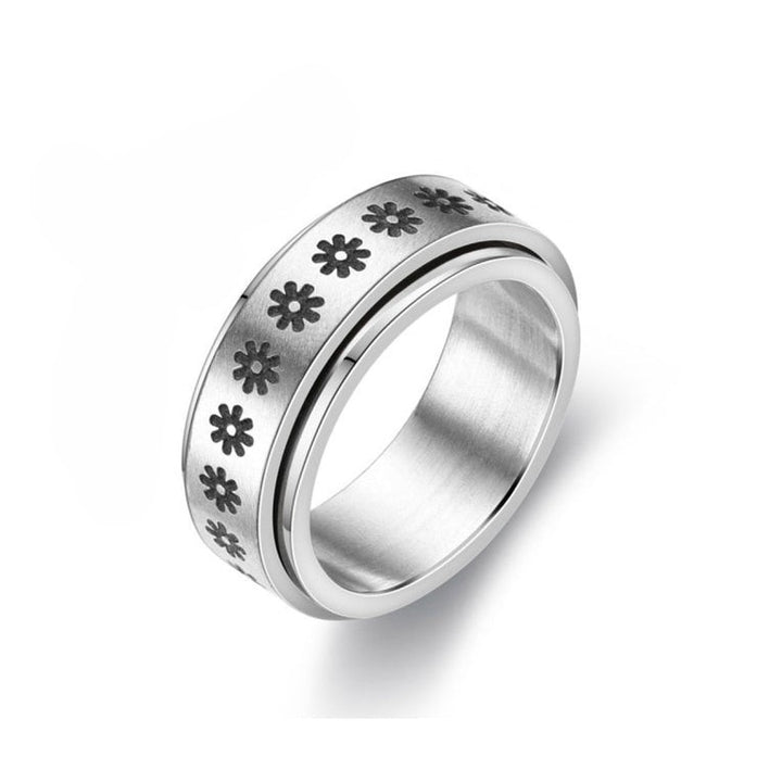 Stylish Spinning Ring - SpinCalm-Flowers-6-State of Style