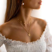 Stylish Star Necklace - Elara-Gold-State of Style