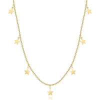 Stylish Star Necklace - Elara-Gold-State of Style