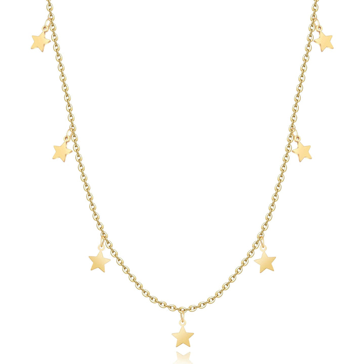 Stylish Star Necklace - Elara-Gold-State of Style