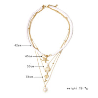 Stylish Starfish Layered Necklace-State of Style