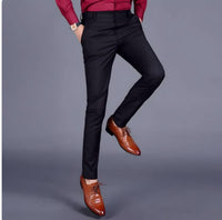 Stylish Stretch Men's Trousers - Alex-Black-8-State of Style